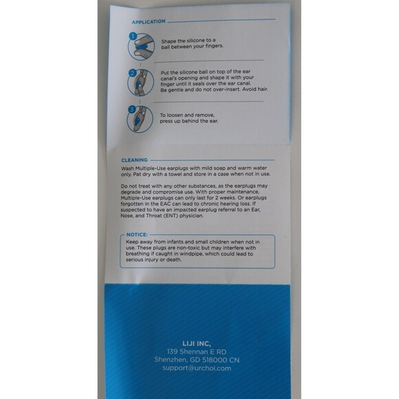 20 Pair UYA Premium Silicone Ear Plugs Sleep Swim Study 32db Sound Blocking - Picture 7 of 7